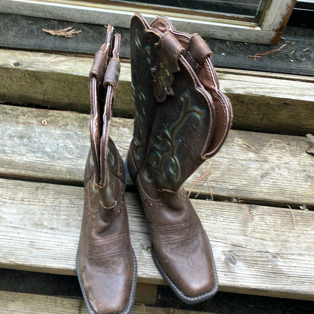 Brown Western Cowboy Boots